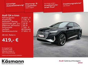 Audi Q4 e-tronSportback 35 S line NAV LED SHZ GRA