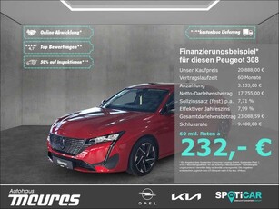 Peugeot 308Allure Pack PureTech Navi Memory Sitze e-Sitze LED