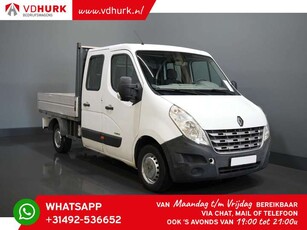 Renault Master2.3 dCi 130 pk DC Dubbel Cabine/ Open laadbak/ Pri