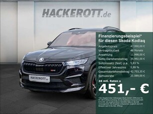 Skoda KodiaqRS 2.0 TSI 4x4 7-Gang DSG Panodach AHK Rückfahrkam