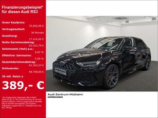 Audi RS3Sportback TFSI quattroPanodach 280 km/h Navi Leder