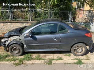 Продавам Peugeot 206 cc НА ЧАСТИ 1.6 /109hp в Автомобили и джипове в гр. Враца