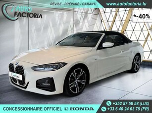 BMW 420D CABRIO -40% 190CV BVA8 M SPORT+GPS+CUIR+OPTS